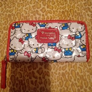 Loungefly hello kitty vintage embossed wallet